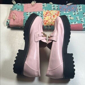 Raid (WF Empire) Pink Lug Sole Loafers Women’s Size 4 (More Like a 5.5 or 6)
